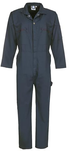 Fort - Zip Front Coverall - Green - 40 - Handy Pockets - Work Overalls for Men