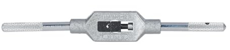 SW-Stahl 81803L Windeisen M1-M12, Größe 1,5, Verstellbar DIN 1814 | Hand-Windeisen zum Gewindeschneiden - Gewindebohrerhalter - Metallkonstruktion für Innengewinde - Präzise Werkzeugführung