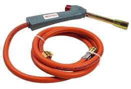 Soplete Gas Butano - Soplete Fontanero Profesional Estandar - Caudal de Gas 312 (g/h) - Potencia 4,3 kW - Quemador de Gas Resistente y Versatil - Quemador de Llama - EXPRESS