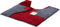 Erwin Müller WC-Umrandung Athen rutschhemmend rot Größe 50x50 cm - kuscheliger Hochflor, für Fußbodenheizung geeignet