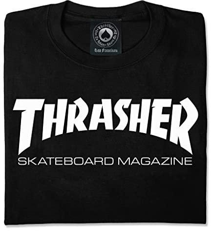 THRASHER Skate mag T-Shirt, Schwarz, Normale Passform