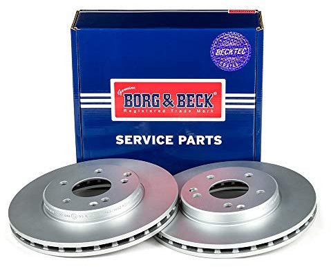 Borg & Beck BRAKE DISC PAIR Mercedes EC classCLKSLK