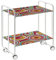 DON HIERRO - Carrito auxiliar plegable BAUHAUS con ruedas – Armazón metálico blanco, 2 niveles, 4 posiciones ajustables-29