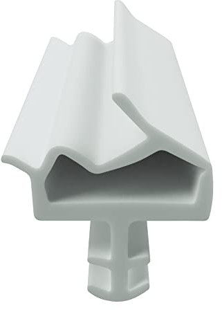 DIWARO.® Zimmertür-Dichtung ZT041 | weiß | 5 lfm für Zimmertüren und Innentüren. Zum Schallschutz und abdichten der Tür. Bestehend aus TPE (Thermoplastischen Elastomer)