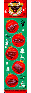 Rentier Fleisch Aufkleber Set
