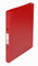 12er Set Ringbuch A4 in transluz. rot 2 Ringe 16mm von Q- Connect
