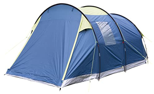 Trespass Caterthun, Deep Teal, 4 Personen Zelt 455cm x 240cm x (180+160)cm / 8,8kg / Wasserdicht, Grün