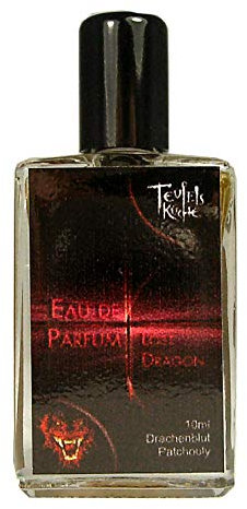 Teufelsküche Patchouli Lost Dragon, Rauchiges Drachenharz & Vintage-Patchouli, Eau de Parfum für Herren, Gothic Parfum, Mini Flakon, 10ml Glasflakon, Gotik Patchouly
