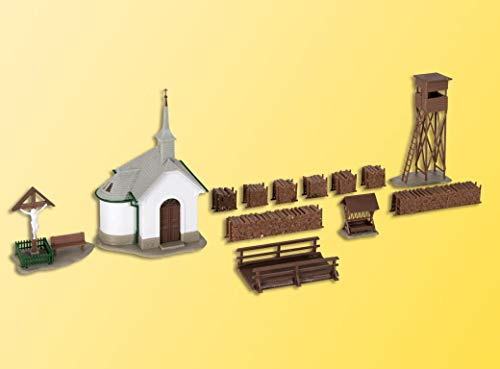 Kibri 39780 - Kapelle Hirschbichl mit Zubehör H0