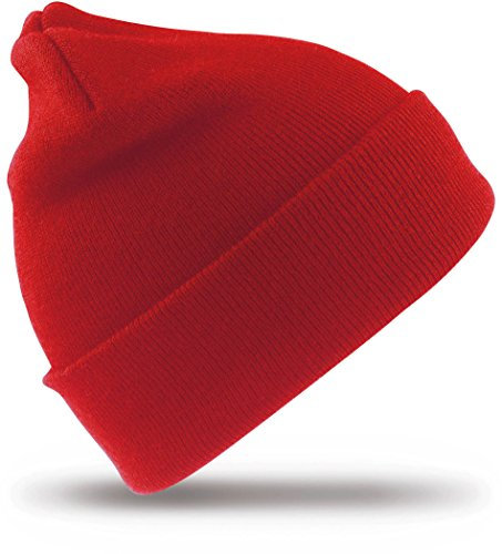 Result Headwear Damen Herren Gestrickte Ski-Mütze RC029X Red