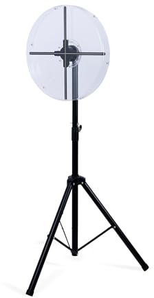 Barcelona LED - Holografischer 3D-Ventilator mit Stativ - Ø 52 cm - 72 W