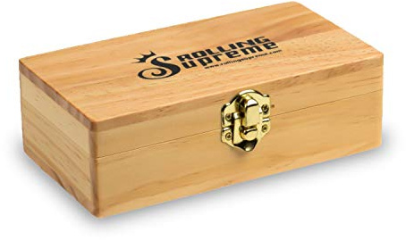 RS Jointbox Holzbox 155 x 85 x 48mm - 3 Fächer inkl. Geheimfach Rollbrett medium