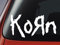 Vinyl Aufkleber – Korn Logo weiß – Auto, Fenster, Wand, Laptop Aufkleber