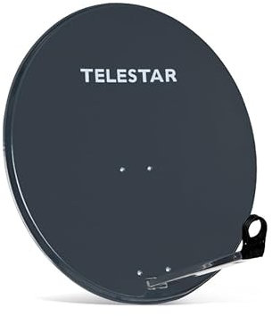 SAT-Spiegel TELESTAR, Alu, 80 cm, grau
