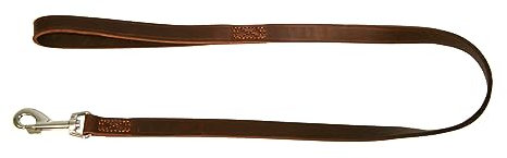 VEGAS Führleine braun 18mm / 200cm, genäht