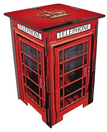 Werkhaus SH8221 PHOTOHOCKER Telefonzelle London ca. 29,5 x29,5x42cm, Bunt