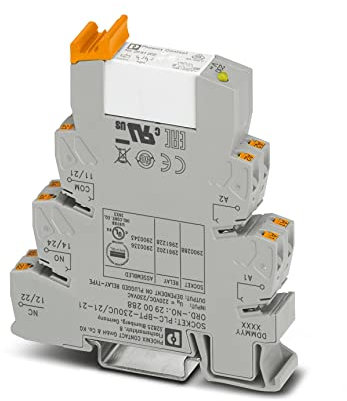 Phoenix Contact PLC-RPT-230UC/21-21 Interface Relais, 179.4V ac / 220 V dc, 230V ac 230V ac, 2-poliger Wechsler, Packung a 10 Stück