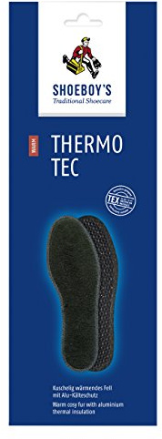 Shoeboy's Thermo Tec - wärmende Einlegesohle aus Funktionsfaser, hält die Wärme im Schuh - Größe 36, 1 Paar
