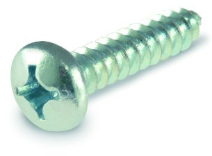 suki 100 Stück Blechschraube Linsenkopf 3,5 x 13 mm verzinkt DIN 7981, 6174604