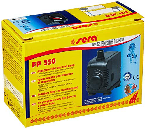 sera 30594 Filter- und Förderpumpe FP 350 - Regelbare Unterwasserpumpen für Süß- und Meerwasseraquarien