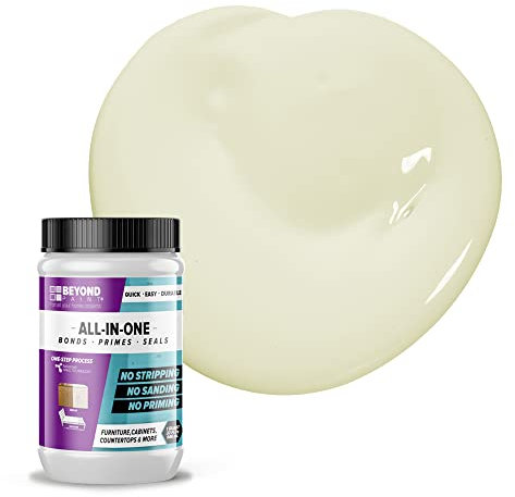 BEYOND PAINT - Furniture, Cabinets and More All-in-One Refinishing Paint Quart- Color: Off White