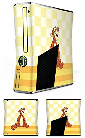 DeinDesign Skin kompatibel mit Microsoft Xbox 360 Slim Folie Sticker Winnie Puuh Tigger Offizielles Lizenzprodukt Disney