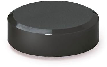 MAUL Facetterand Magnete MAULpro Ø29mm (20 Stück) | Magnet aus bruchsicherem Kunststoff | Magnete stark für Whiteboard und Magnettafel | Ideal für Büro, Homeoffice, Werkstatt | Schwarz