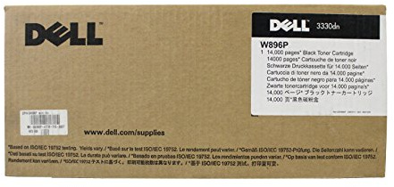 Dell W896P Laser Toner-Kartusche für Dell 3330DN Drucker schwarz