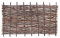 Weidenprofi Sichtschutz, Haselnusszaun Modell Stabil, Flechtzaun aus Hasel, Größe (BxH): 180 x 90 cm
