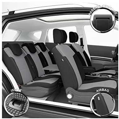 DBS 1011552 Autositzbezüge - nach Maß - hochqualitative Fertigung - Schnelle Montage - Kompatibel mit Airbag - Isofix