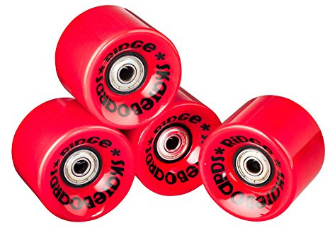 Ridge Skateboard Rollen Cruiser, red, 59 mm, r-logo-cw