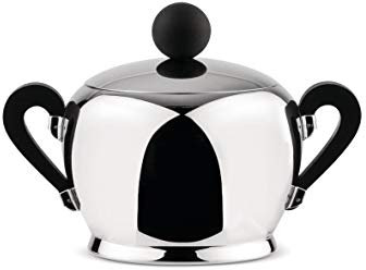 Alessi CA14/8 Bombé Zuckerdose aus Acier affiné 18/10