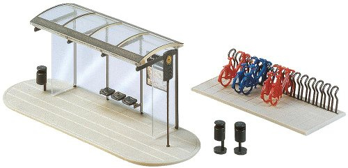 Faller Plastic TOYS_AND_GAMES FA HALTESTELLEN CITY 90-Compact Construction Kit