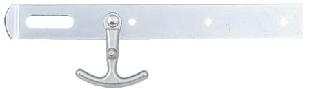Alberts 316389 Überfalle | mit Haken | galvanisch verzinkt, dickschichtpassiviert | 250 x 30 mm
