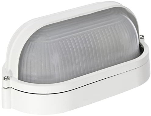 Papillon Plafoniera Ovale Maxi con Palpebra Paraluce, colore Bianco