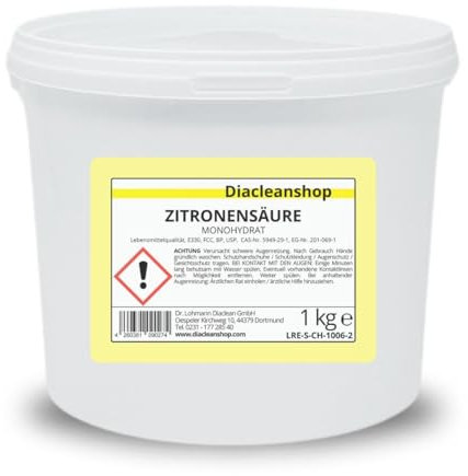 Zitronensäure Pulver 1kg - Lebensmittelqualität E330