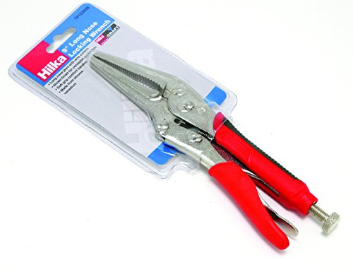 Hilka 19153409 230 mm Pro Craft Long Nose 2-Component Soft Grips Locking Wrenches