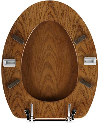 SteadySeat Quick & Easy fix for Loose or Wobbly Seats, seat stoppers buffers, No Tools Necessary. Now Includes Sticky Pads and Screws/Pilot Holes to Attach More Easily to More Toilet Seats