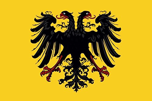 U24 Fahne Flagge Heiliges Römisches Reich Deutscher Nation ab 1401 Bootsflagge Premiumqualität 150 x 250 cm