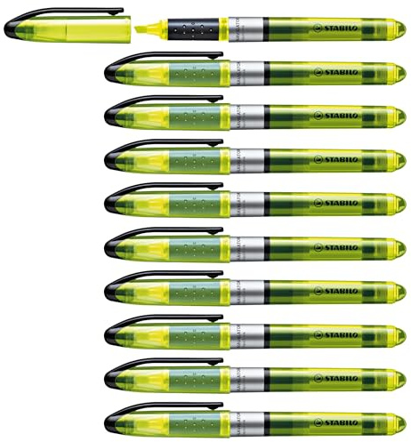 STABILO - Textmarker - NAVIGATOR | 10er Pack, gelb