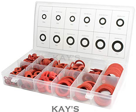 Unbekannt Toolzone 600 Assorted Fibre Washers