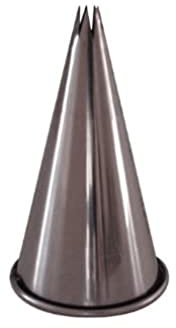 DeBuyer 2112.10N Sterntullen ohne Falz, Edelstahl, Silber, 27,9 x 20,1 x 10,9 cm