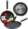 IBILI - Sarten de crepes indubasic, 26 cms, Aluminio, Antiadherente, Apto para induccion