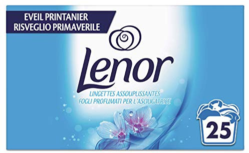 Lenor Salviette per asciugatrici, confezione da 5 (5 x 25 pezzi)