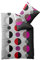 aqua-textil Concept Bettwäsche 155 x 220 cm Mikrofaser Bettbezug Salome Punkte Streifen Grau Schwarz Rot