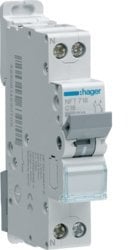 disjoncteur hager - 1 phase + neutre - 2a - 6ka - courbe d - vis / vis