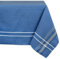 DII Französische Streifen Tischkollektion – Tischwäsche im Landhausstil für den Esstisch, 152,4 x 304,8 cm, Blau Chambray