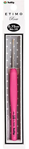Tulip Etimo Rose Häkelnadel Stahl Softgriff 0,75 mm - 1 Stück