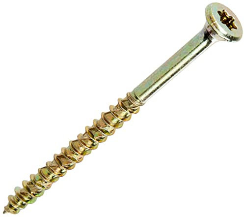 Forgefix ForgeFast Boîte de 200 vis à bois en zinc compatibles avec clé Torx 3,5 x 50 mm