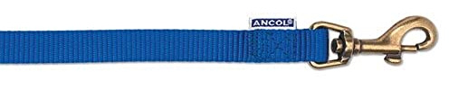 Ancol Heritage Nylon Lead Blue 1m X12mm Sz 1-3